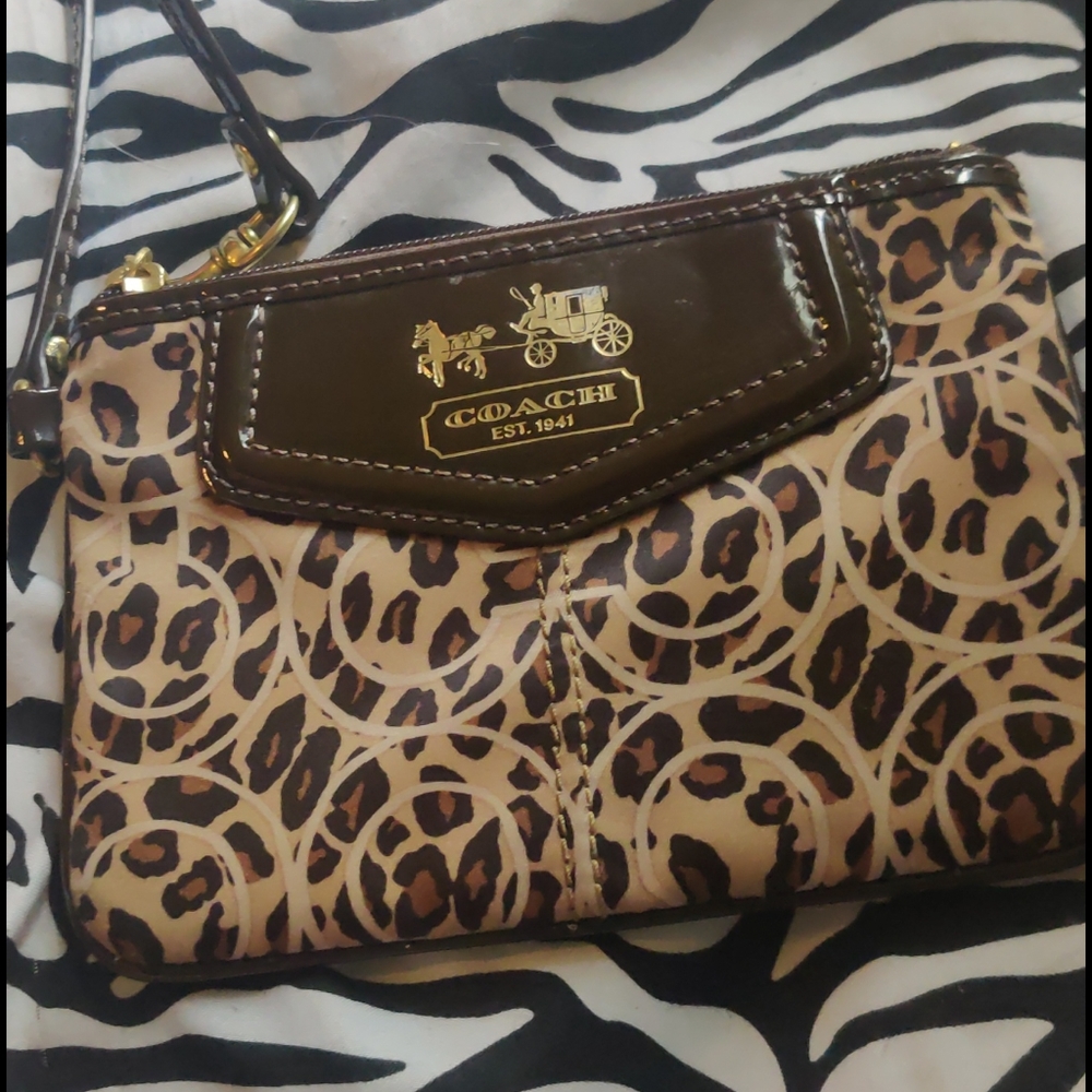 A coach wristlet